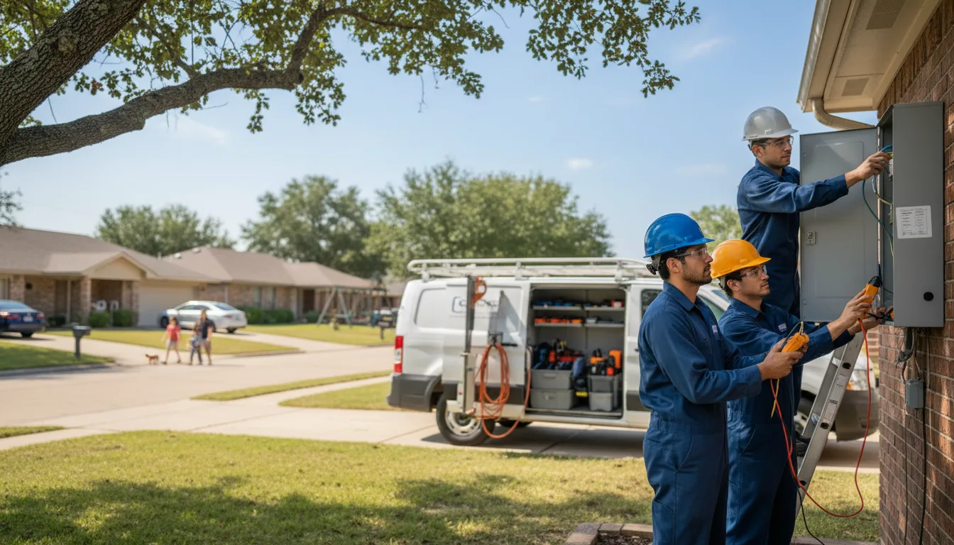 Certified electrician providing emergency electrical services in Edwards, MO